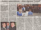 articolo su un giornale locale