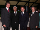 Marzio, Jacob Pinackatt (past governatore), Gigino Gandini (officer distrettuale) e Angelino Rinaldi (delegato di zona)
