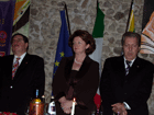 il vicegovernatore, la signora Laura, moglie del delegato di zona e suo marito Angelino Rinaldi