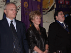 il cerimoniere distrettuale Randolfo Villa, la moglie Paola e il governatore