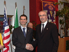 Flavio con il governatore