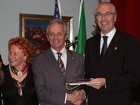 Giuseppe con il governatore
